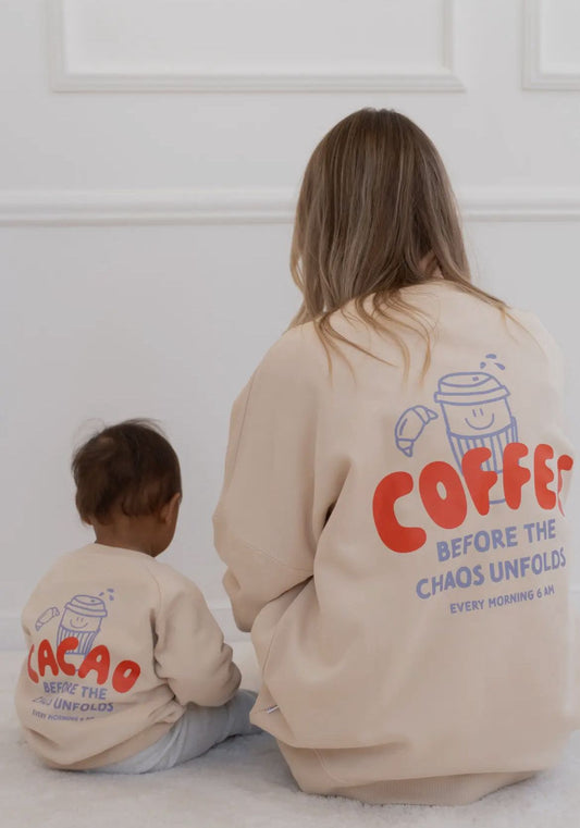 Cacao before chaos | felpa bambini