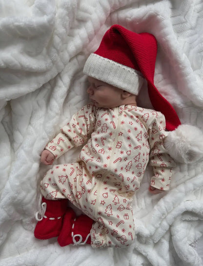 Tutina con stampa natalizia