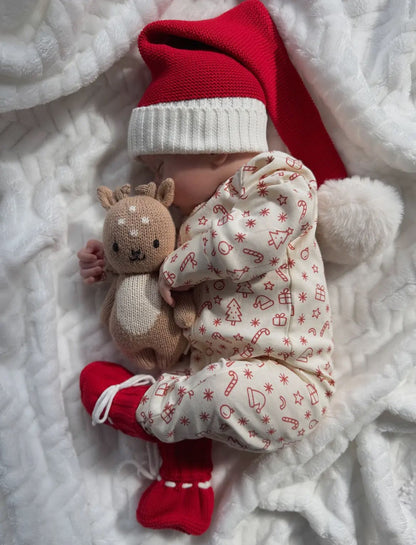 Tutina con stampa natalizia