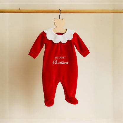 Tutina in ciniglia natalizia