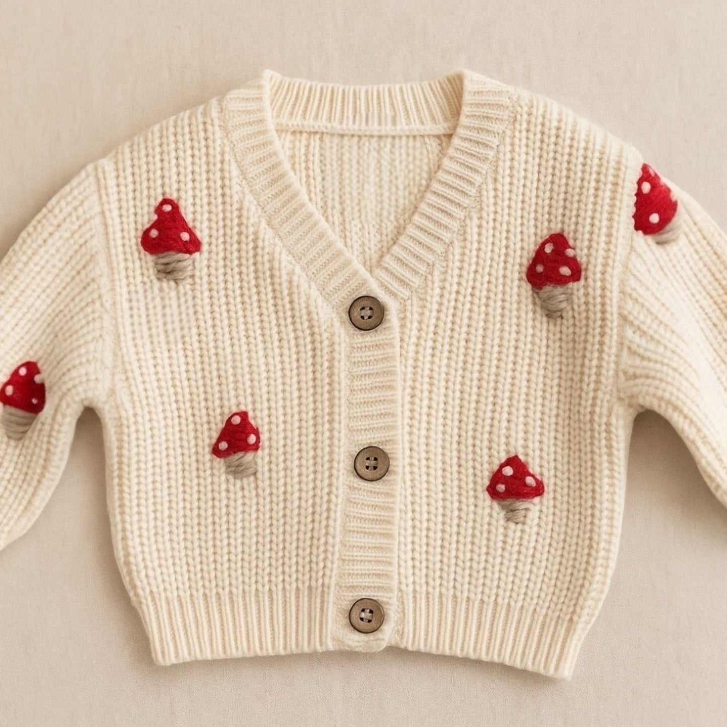 Cardigan ricamato a mano