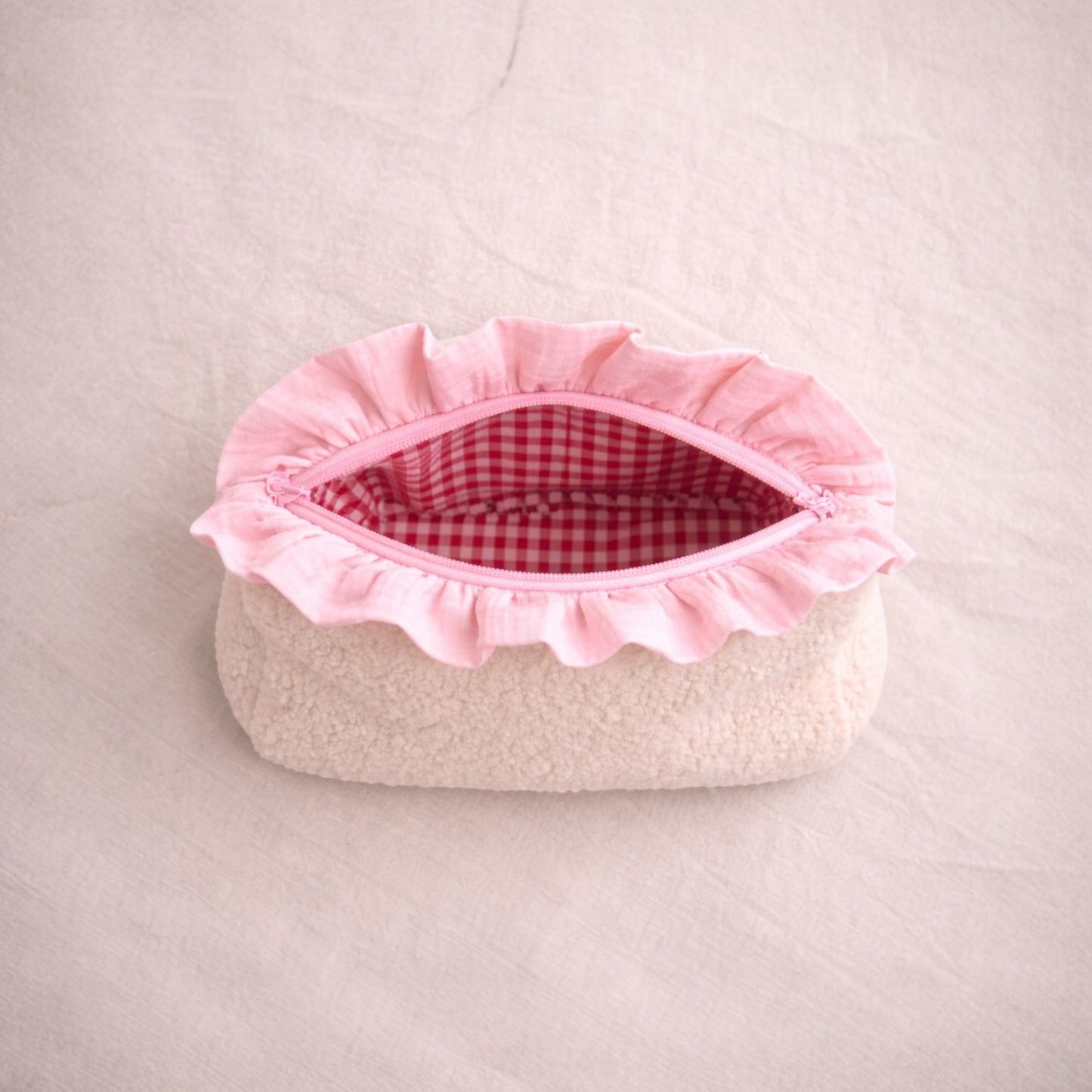 Beauty cucito a mano in tessuto teddy personalizzabile