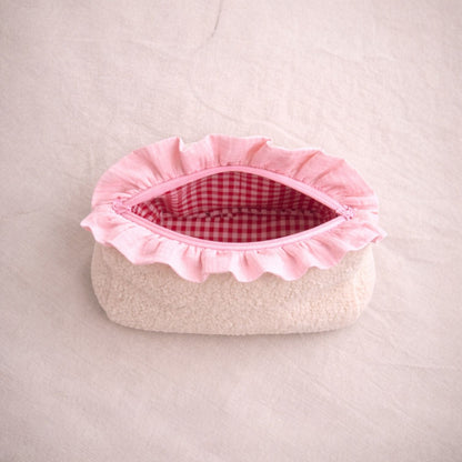 Beauty cucito a mano in tessuto teddy personalizzabile