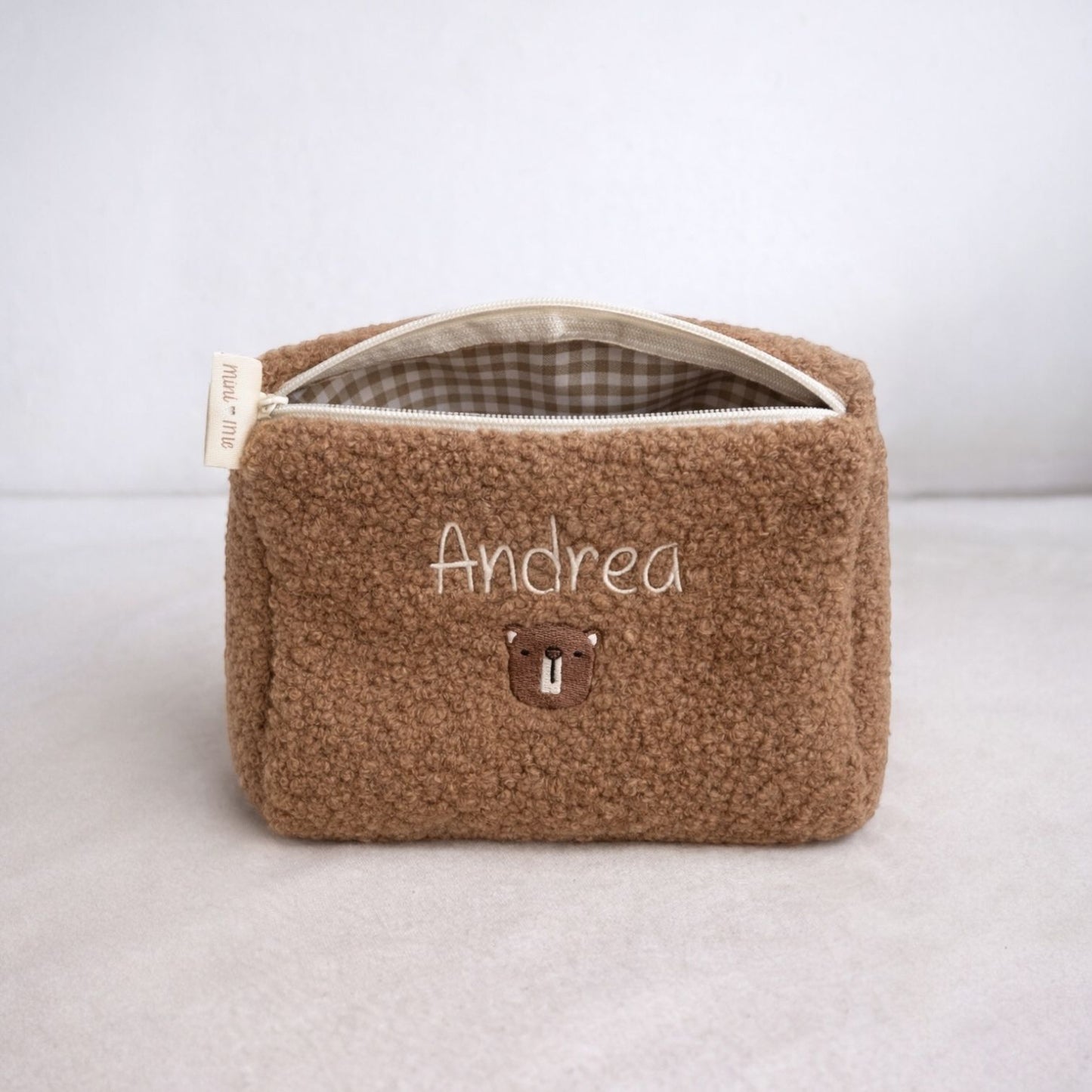 Beauty cucito a mano in tessuto teddy personalizzabile