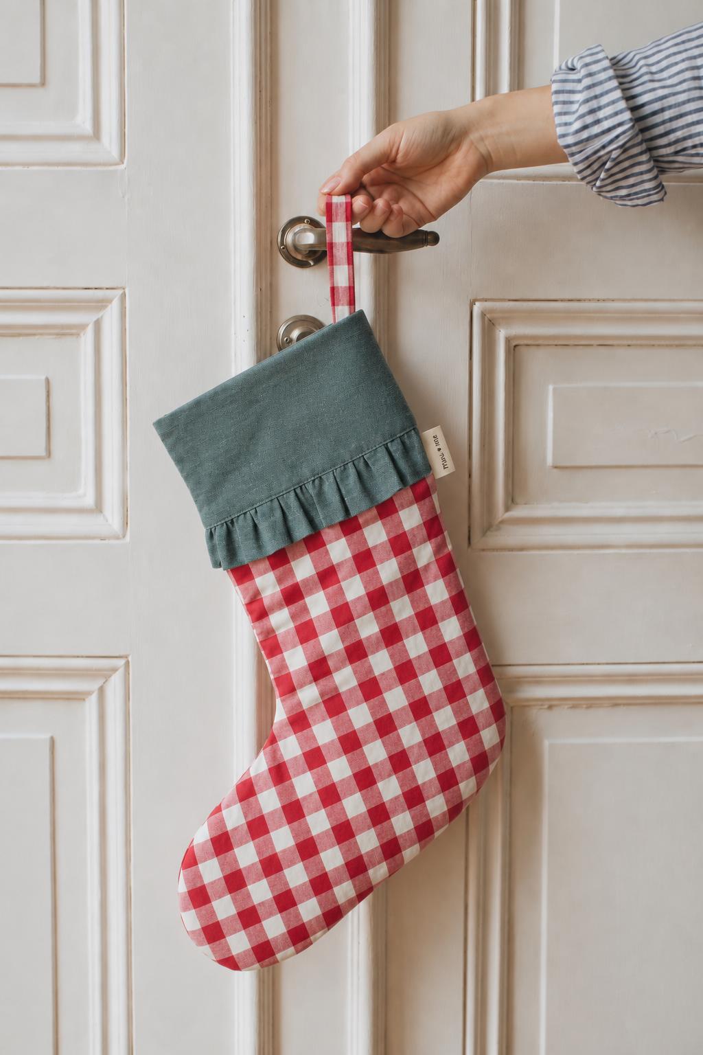 Noël Ruffle | Calze di Natale personalizzabili