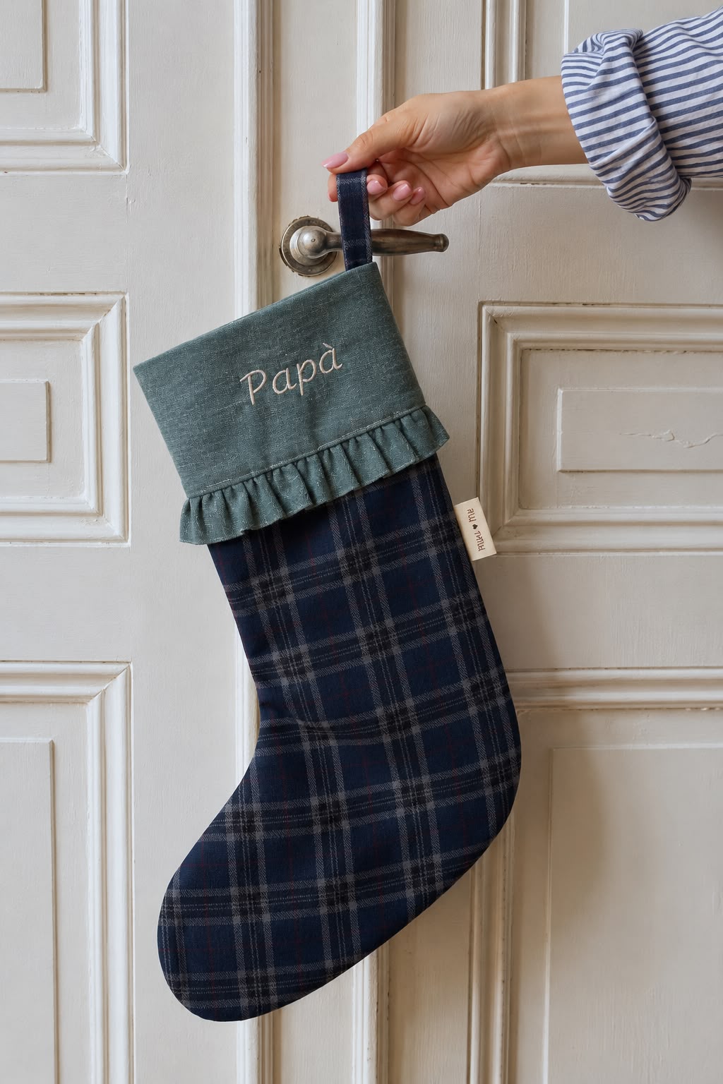 Noël Ruffle | Calze di Natale personalizzabili