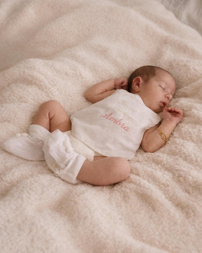 Camicina della fortuna in 100% seta personalizzabile con nome