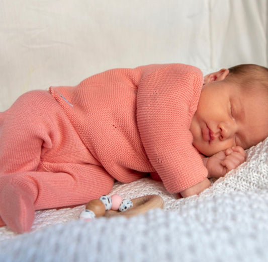 completino 100% cotone corallo per neonate