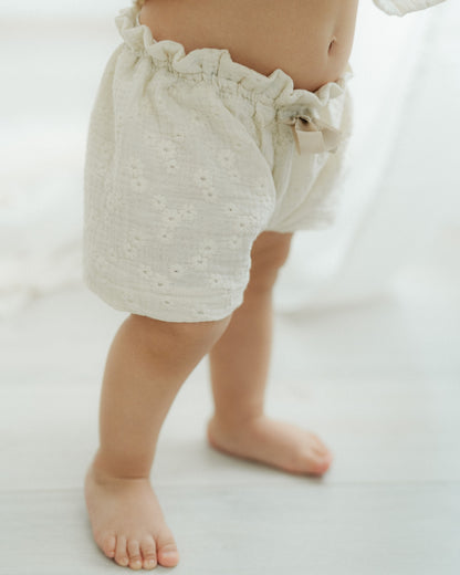 Portofino | completino pantaloncini e maglietta cucito a mano