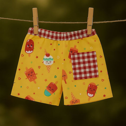 Costume da bagno bambino | boxer fantasia gelati