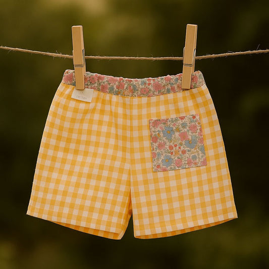 Costume da bagno bambino | boxer giallo