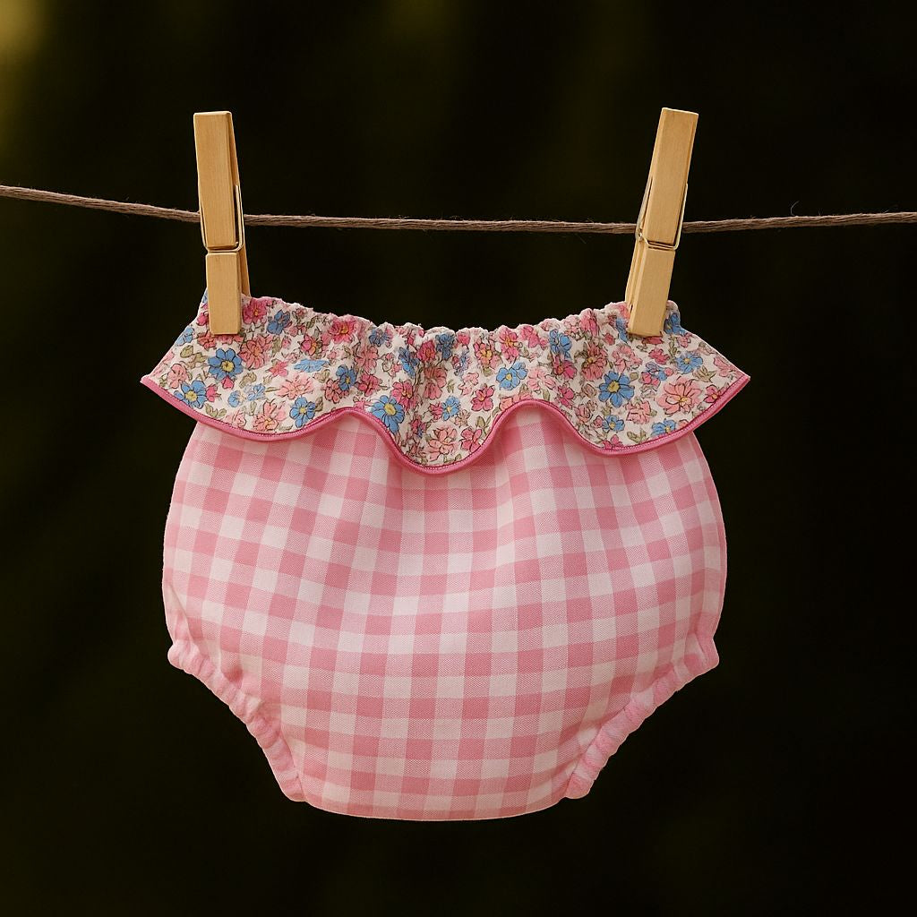 Costume da bagno bambina | slip rosa