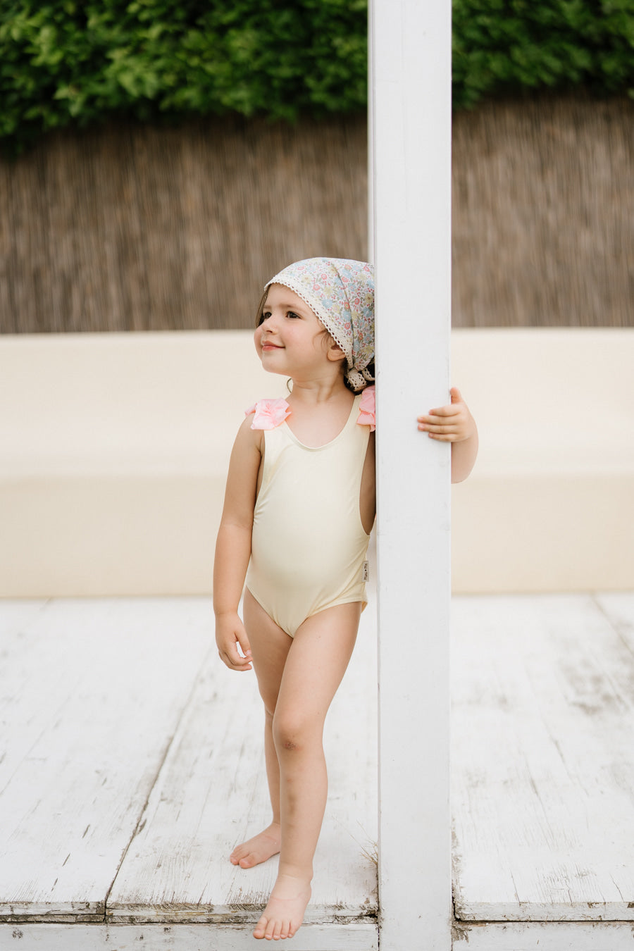 Matchy Lemon rose | costume da bagno intero per bambina