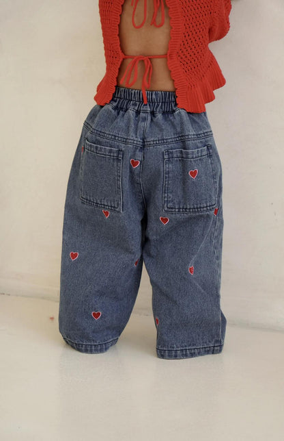 Capri Denim Cuoricini