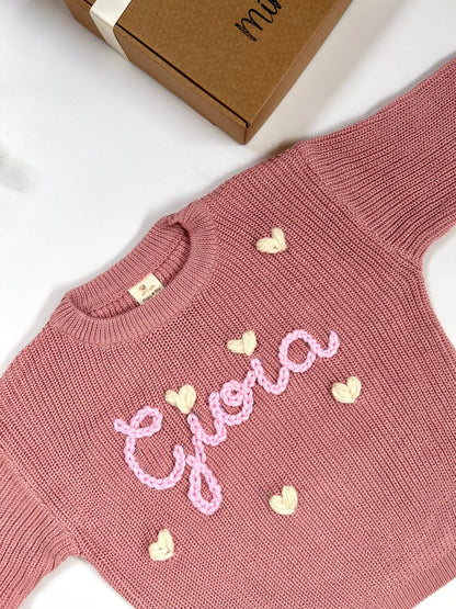 Maglioncino BARBIE personalizzabile con nome e/o ricamo extra