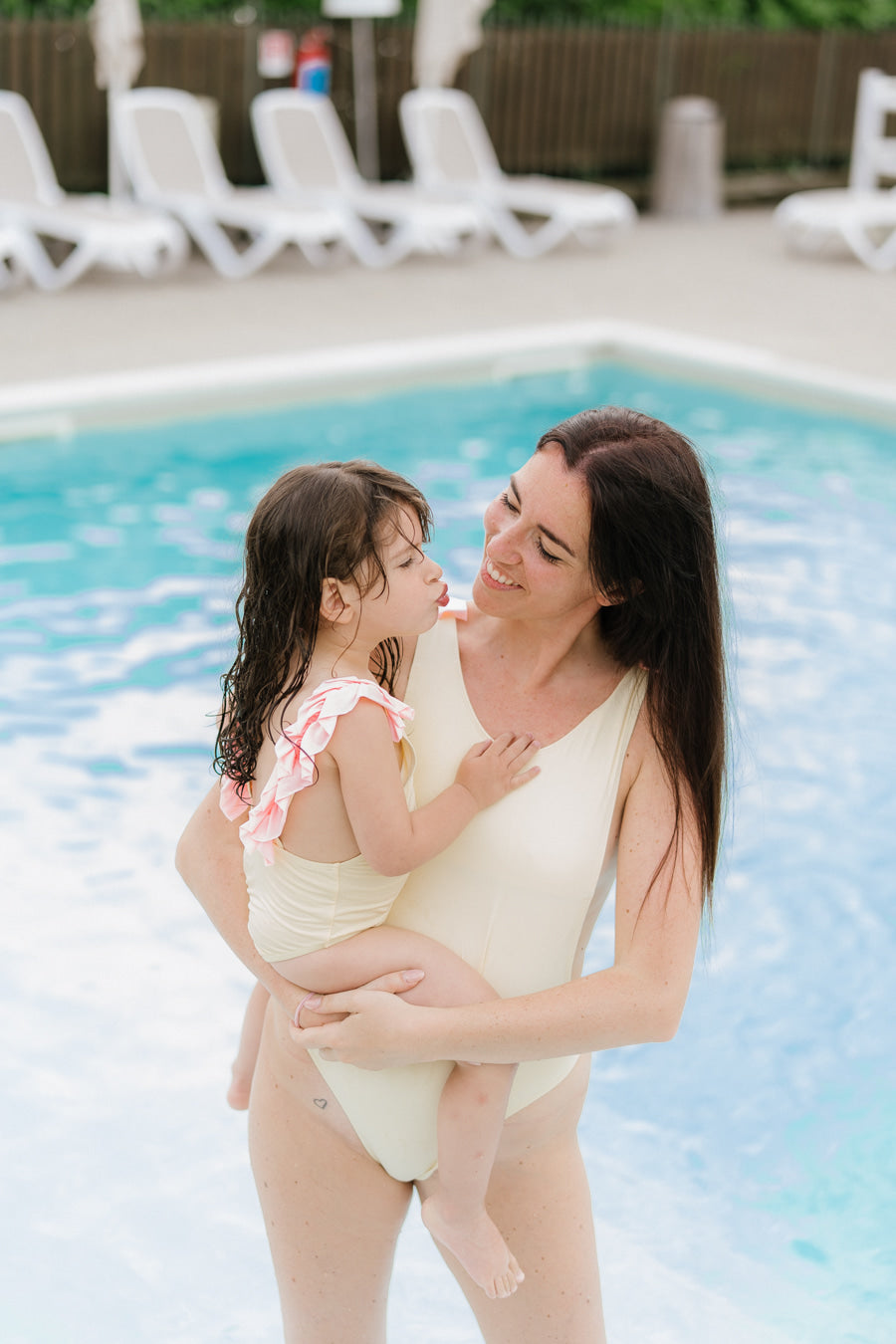 Box Matchy Lemon rose | costumi da bagno coordinati mamma e figlia