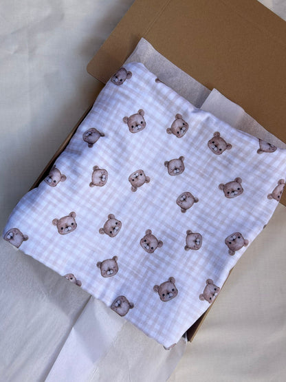 mussola di cotone con orsetti