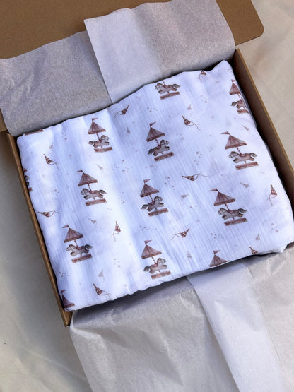 mussola in stampa digitale con giostrine stampate