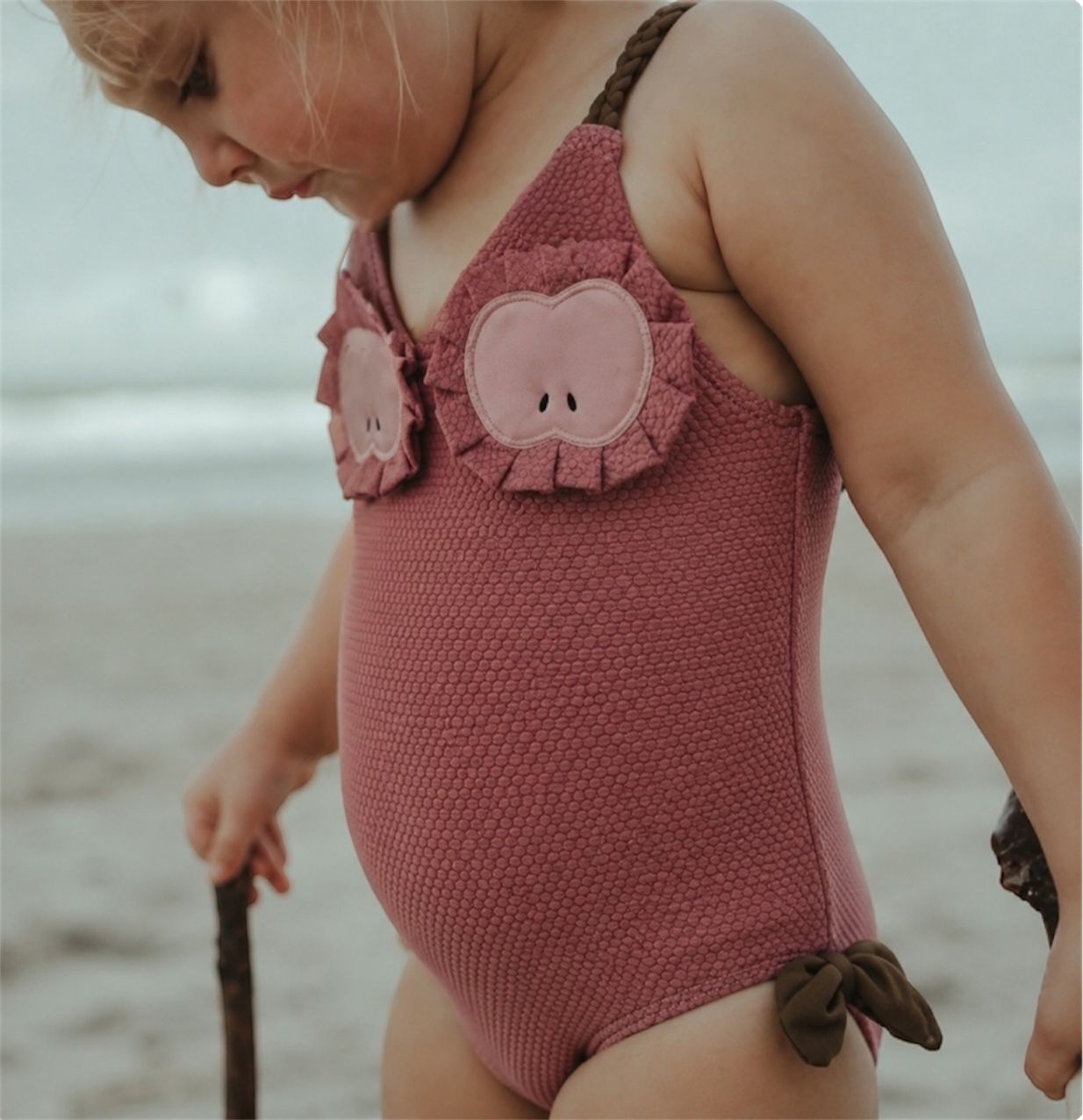 Sweet apple | Costume da bagno intero per bambine