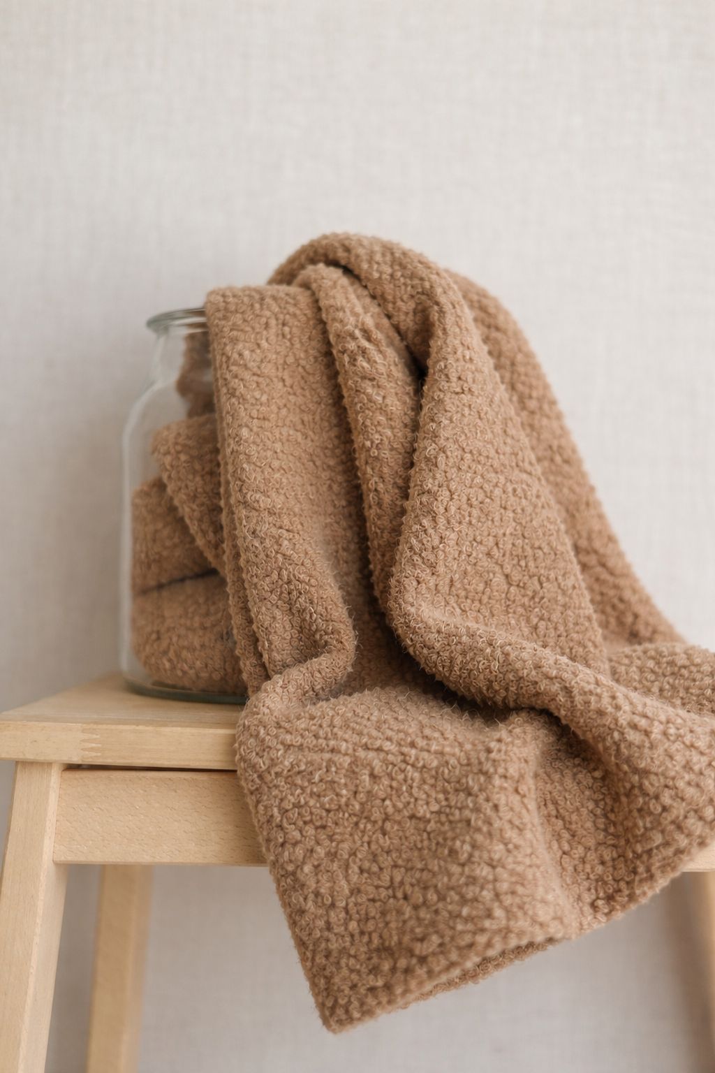 Beauty cucito a mano in tessuto teddy personalizzabile